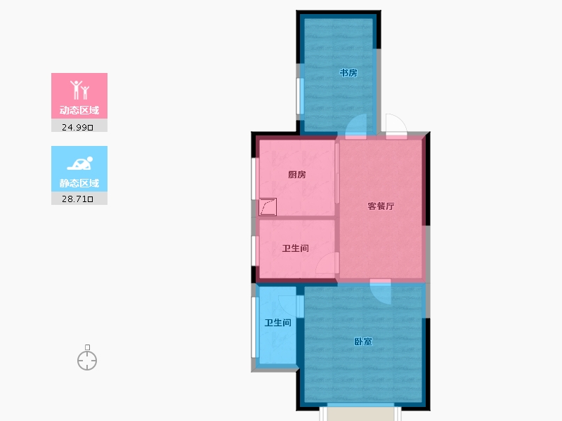 山东省-济南市-山钢鸿悦华府-47.00-户型库-动静分区