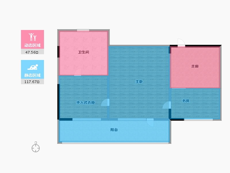 山东省-济南市-旭辉银盛泰星瀚城-152.01-户型库-动静分区