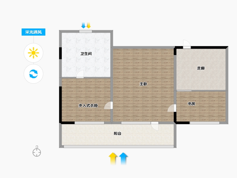 山东省-济南市-旭辉银盛泰星瀚城-152.01-户型库-采光通风