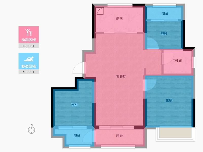 山东省-济南市-市中国岳城-62.36-户型库-动静分区