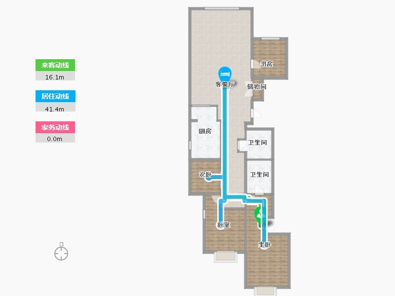 辽宁省-大连市-大连融创壹号院-159.38-户型库-动静线