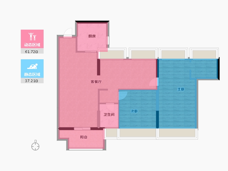 北京-北京市-东时区-88.80-户型库-动静分区