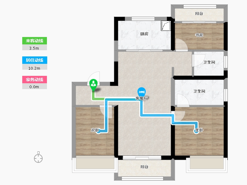 山东省-济南市-市中国岳城-73.00-户型库-动静线