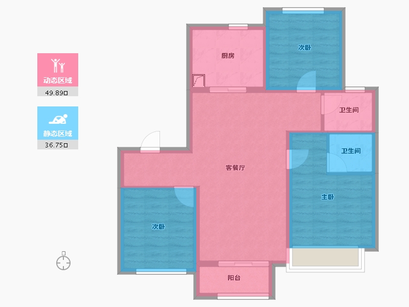 山东省-济南市-烯谷国际中心-77.00-户型库-动静分区