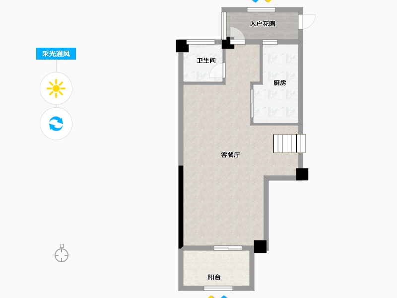 福建省-福州市-三木时光墅-71.20-户型库-采光通风