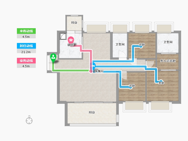 广东省-深圳市-臻山海-89.76-户型库-动静线