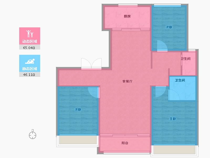 山东省-德州市-名匠华府-101.00-户型库-动静分区