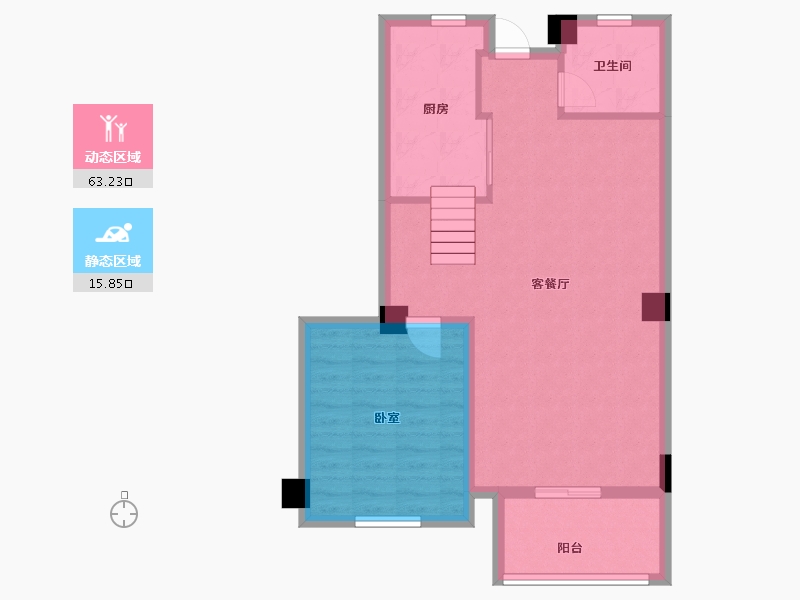 福建省-福州市-三木时光墅-71.21-户型库-动静分区