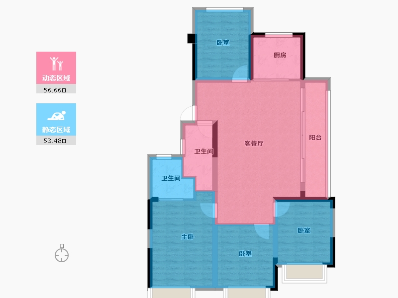 福建省-福州市-融创福州府-99.19-户型库-动静分区