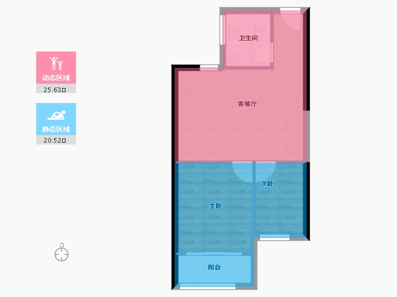 福建省-福州市-名城银河湾-41.49-户型库-动静分区