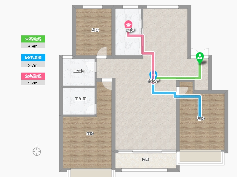 山东省-德州市-名匠华府-102.00-户型库-动静线