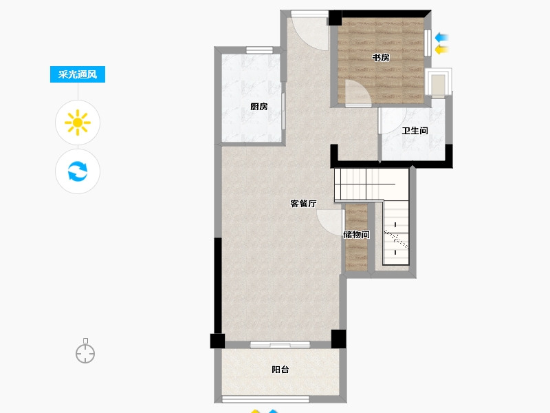 福建省-福州市-悦江府-75.91-户型库-采光通风