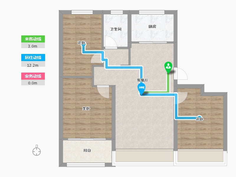 山东省-东营市-众凯学府-90.00-户型库-动静线