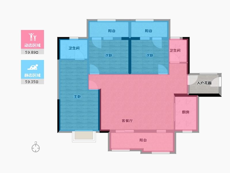 广西壮族自治区-贵港市-盛世名都-112.00-户型库-动静分区