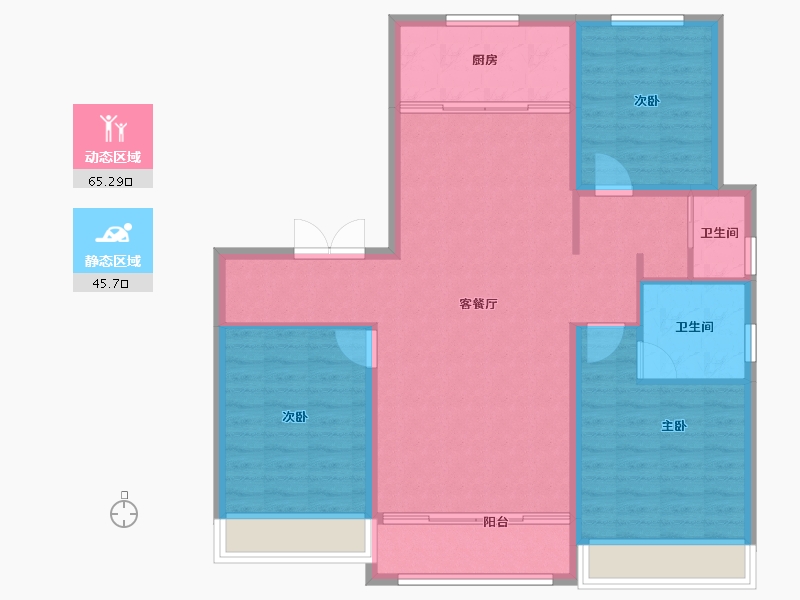 山东省-德州市-名匠华府-101.00-户型库-动静分区