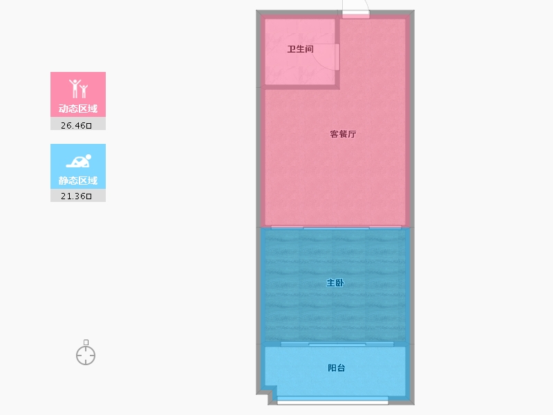 广东省-广州市-星河湾-46.00-户型库-动静分区