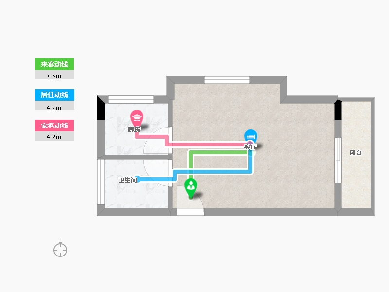 福建省-福州市-恒荣广场-32.35-户型库-动静线