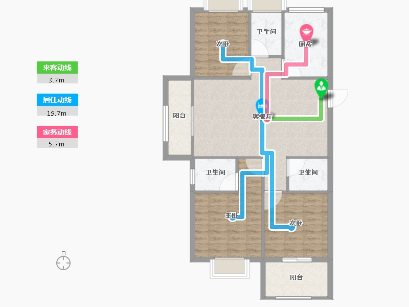 福建省-福州市-榕发翰林壹号-92.00-户型库-动静线