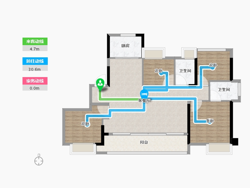 福建省-福州市-联发臻品-114.41-户型库-动静线