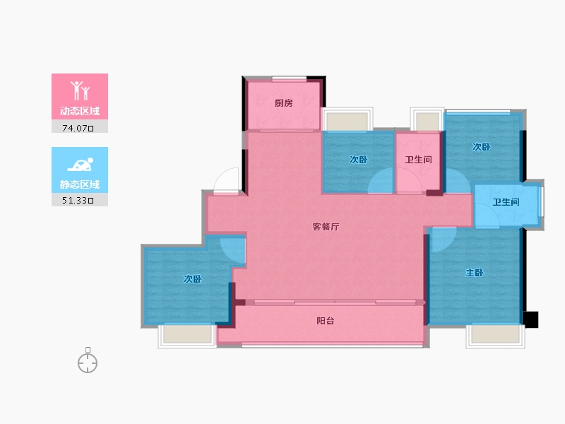 福建省-福州市-联发臻品-114.41-户型库-动静分区