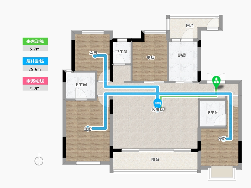 福建省-福州市-世茂帝封江-112.00-户型库-动静线