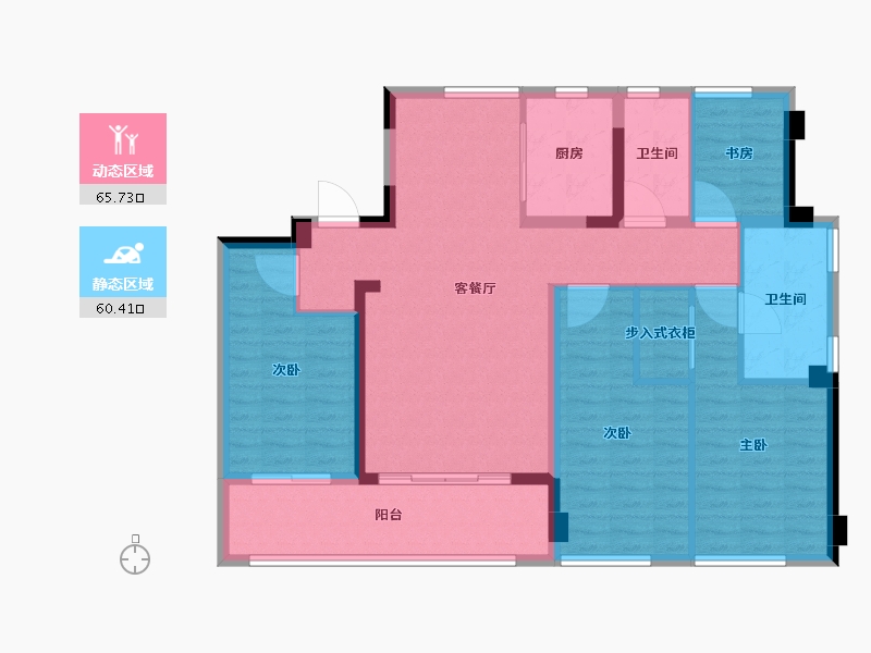 福建省-福州市-国贸榕上-113.27-户型库-动静分区