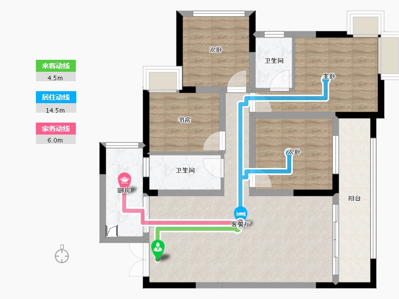 四川省-资阳市-佰盛天禧-96.00-户型库-动静线