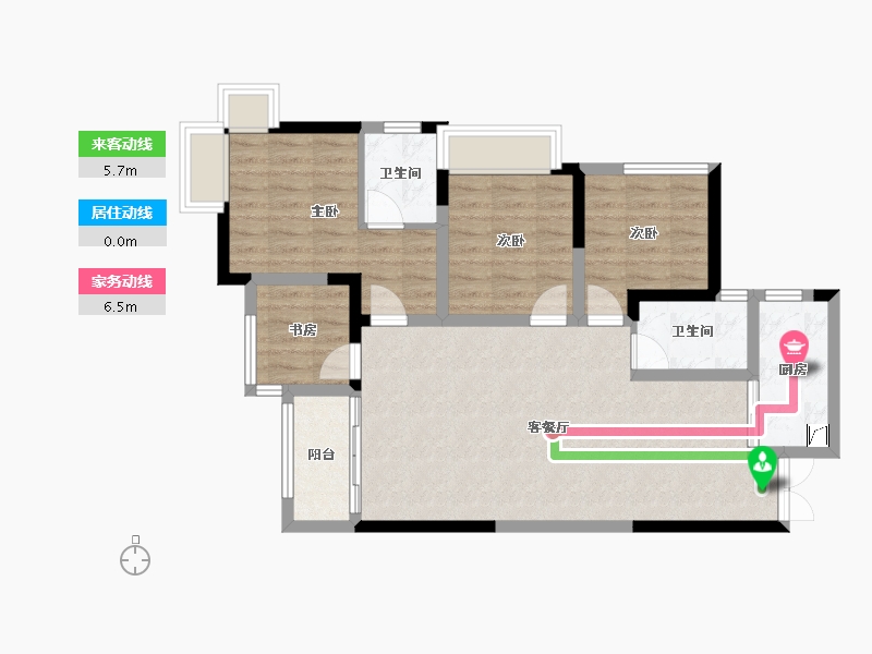 四川省-资阳市-佰盛天禧-89.00-户型库-动静线