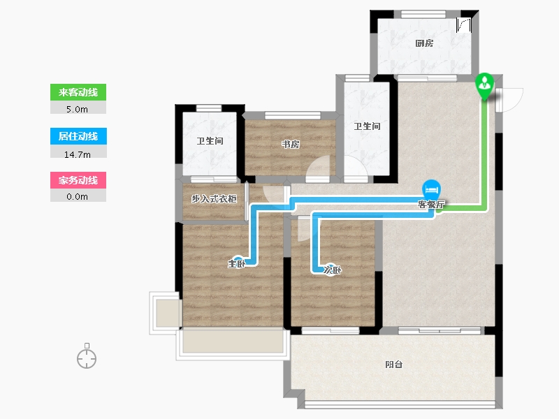 安徽省-六安市-振兴·江山赋一期-100.00-户型库-动静线