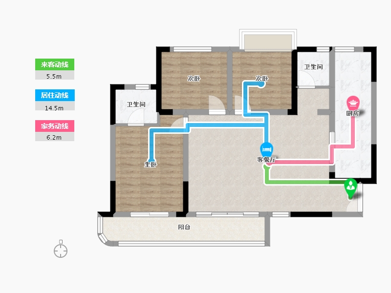 四川省-资阳市-佰盛天韵-99.00-户型库-动静线