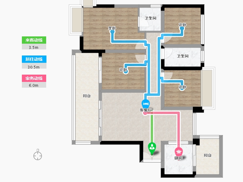 四川省-资阳市-佰盛天韵-99.00-户型库-动静线