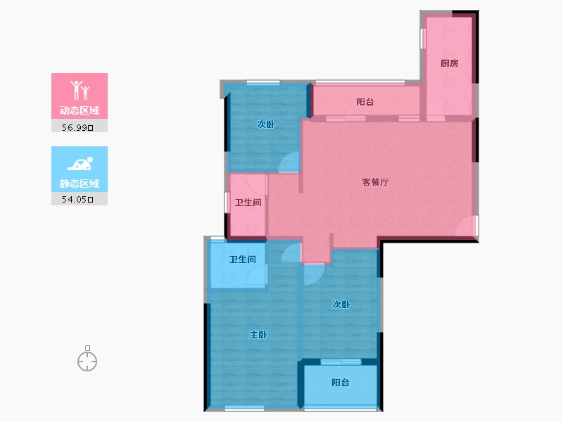 福建省-福州市-名城紫金轩-100.00-户型库-动静分区