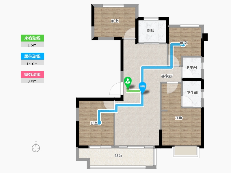 福建省-福州市-融信澜宸-100.01-户型库-动静线