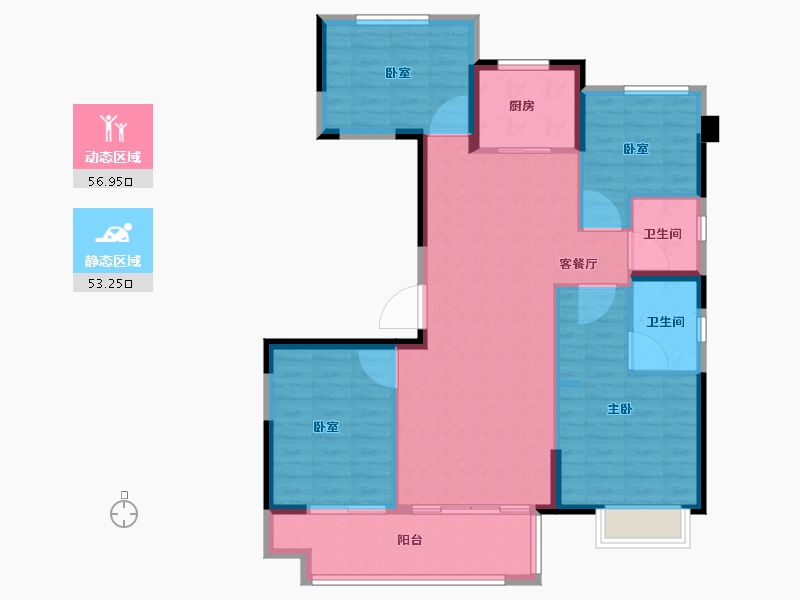 福建省-福州市-融信澜宸-100.01-户型库-动静分区