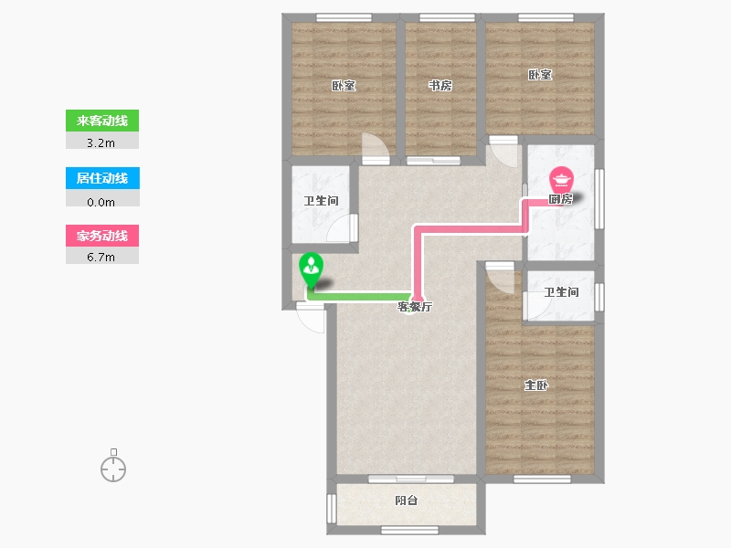 湖北省-宜昌市-自建房-101.00-户型库-动静线