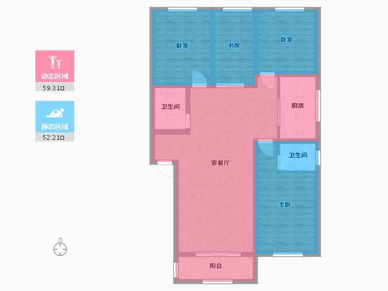 湖北省-宜昌市-自建房-101.00-户型库-动静分区