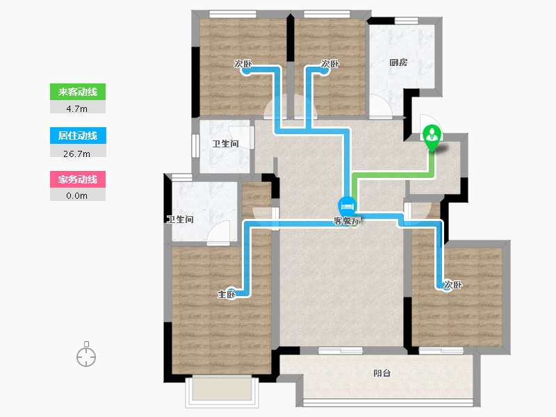 福建省-福州市-望海潮-100.00-户型库-动静线