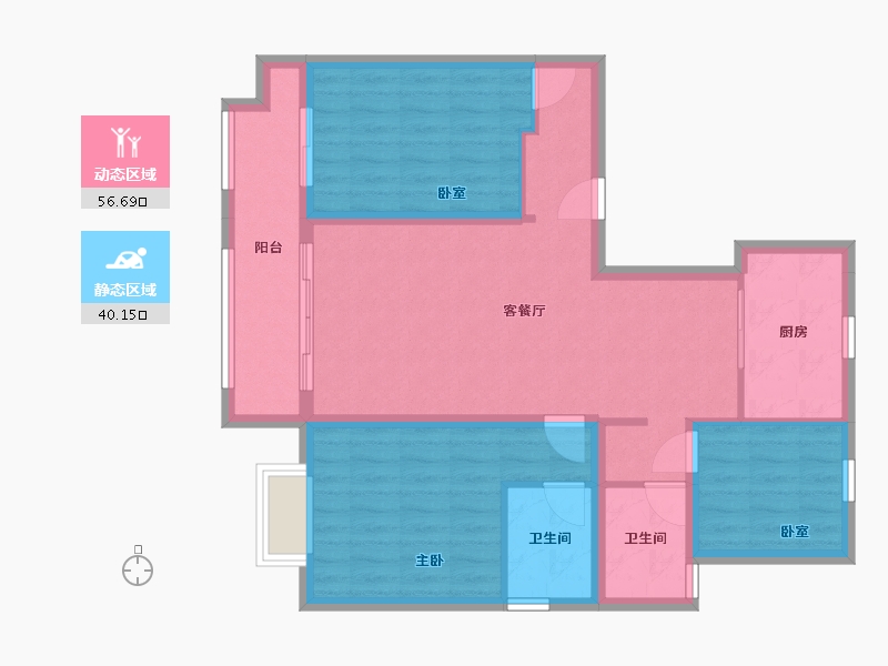 山东省-济宁市-三发尚城-98.00-户型库-动静分区