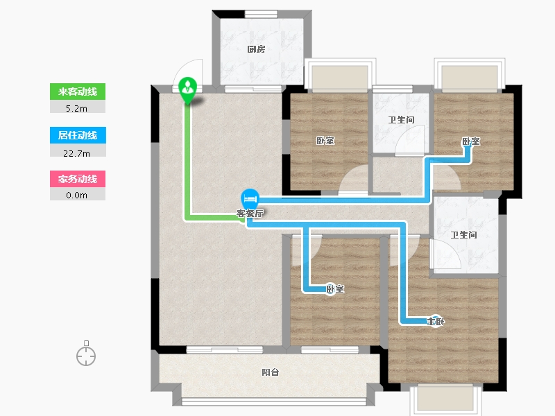 福建省-福州市-融创福州府-99.21-户型库-动静线