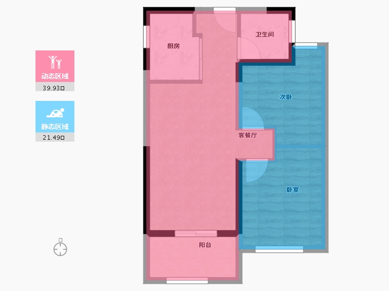 福建省-福州市-国贸学原-54.40-户型库-动静分区