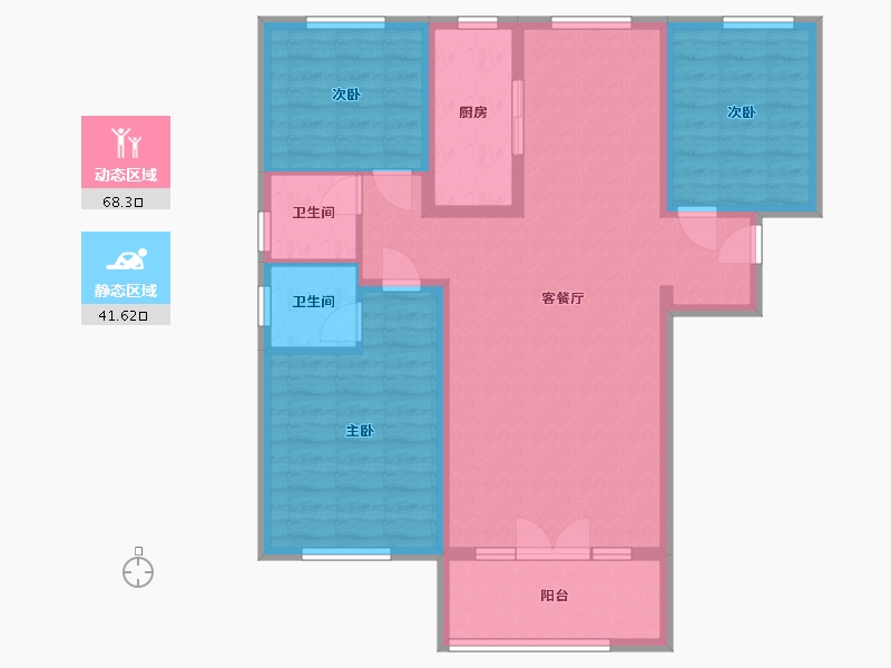 河北省-邢台市-邢侯-130.00-户型库-动静分区