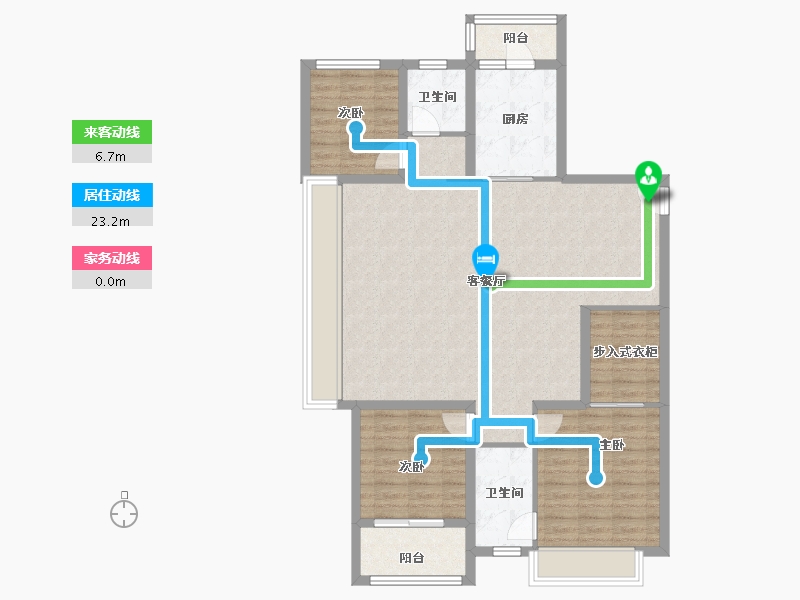 河南省-郑州市-正荣御首府-111.00-户型库-动静线