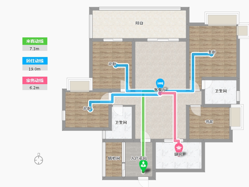 四川省-绵阳市-水韵长滩-130.00-户型库-动静线