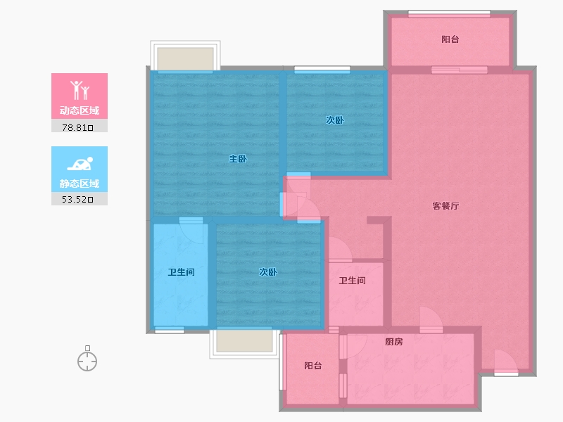 四川省-乐山市-康桥水郡-二期-118.00-户型库-动静分区