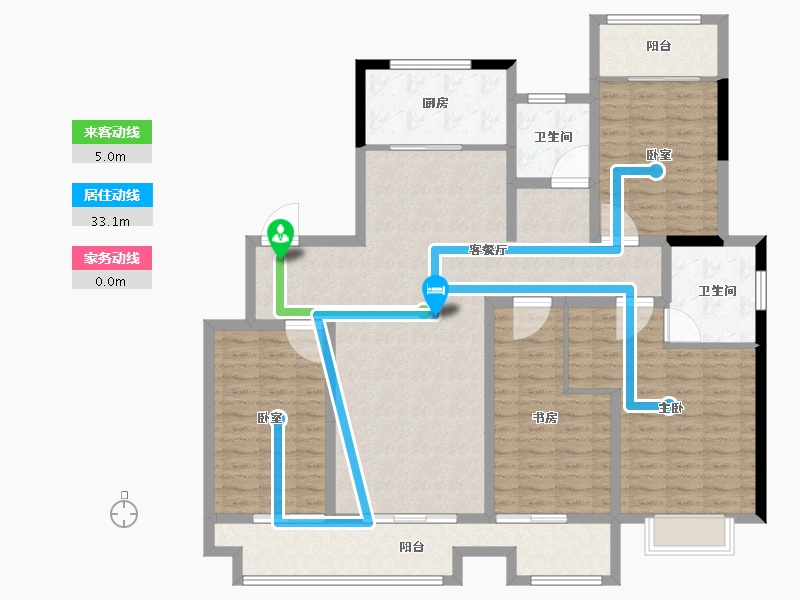 山东省-济南市-城投静悦府-146.40-户型库-动静线