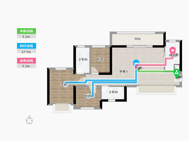 广东省-深圳市-信城缙华府-74.48-户型库-动静线