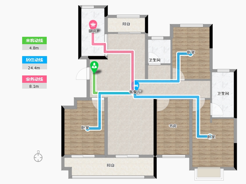 山东省-济南市-城投静悦府-140.80-户型库-动静线