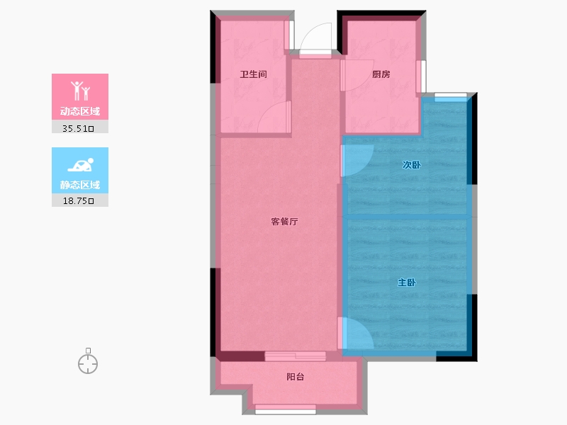 福建省-福州市-福州时代江来-48.00-户型库-动静分区