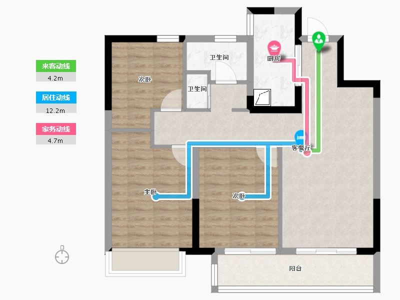 河南省-郑州市-建业天汇城-80.27-户型库-动静线