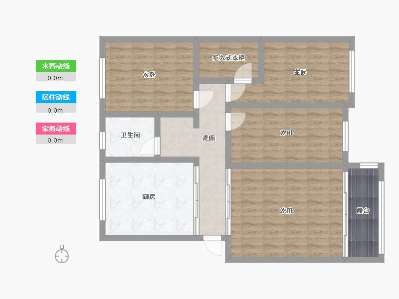 山东省-潍坊市-潍水·蓝湾-130.00-户型库-动静线